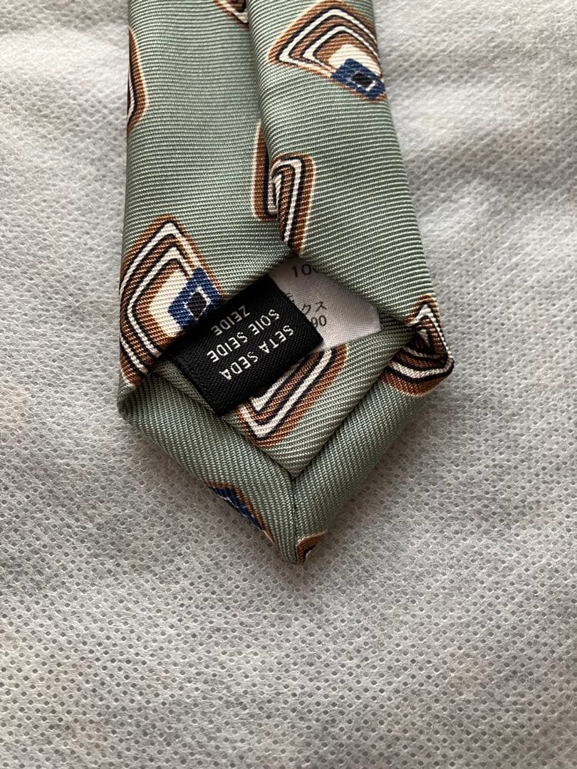 Holliday & brown シルク 小紋柄 プリント ネクタイ