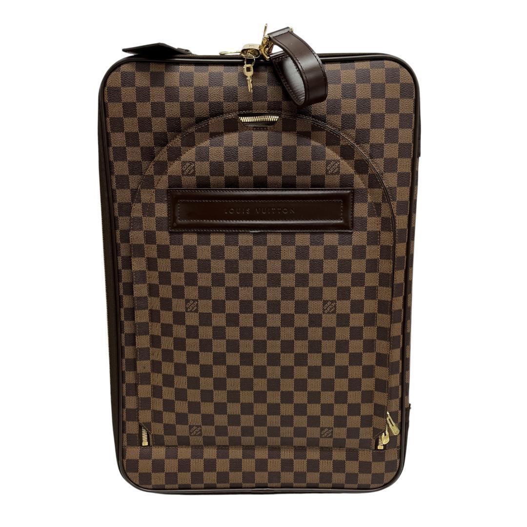 美品 ルイヴィトン ダミエ ペガス55 キャリー スーツケース N23294