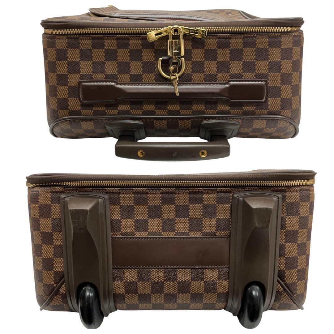美品 ルイヴィトン ダミエ ペガス55 キャリー スーツケース N23294