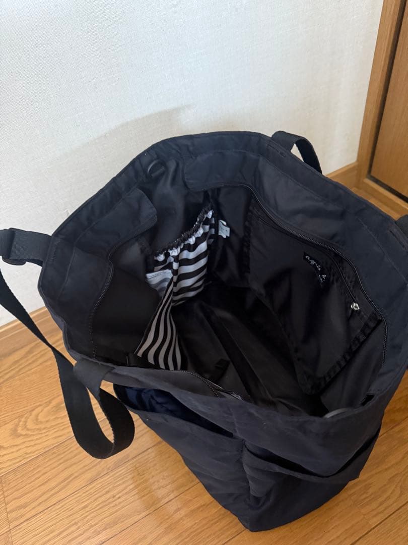 専用出品！アニエスベー ロゴ ペアレンツバッグ マザーズバッグ 2wayリュック