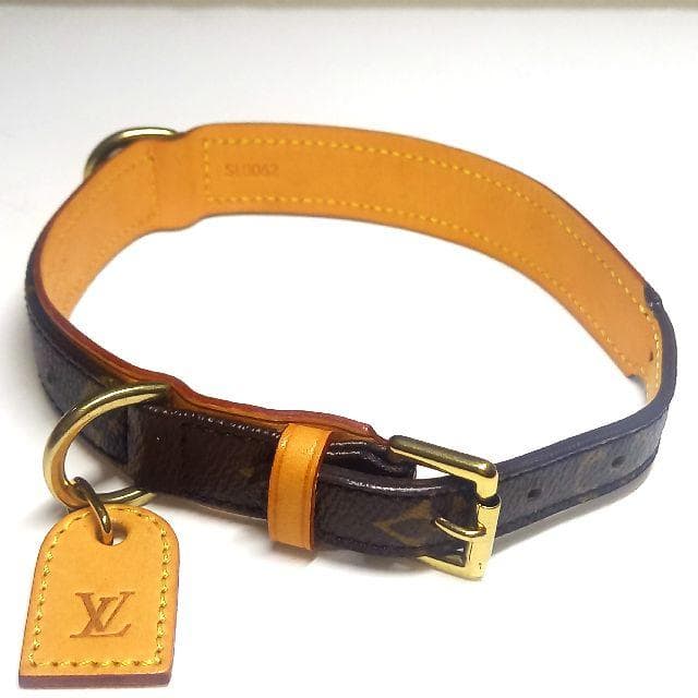 良品 ルイヴィトン 首輪 ドッグ・カラー 中型犬 ペット コリエバクスターMM