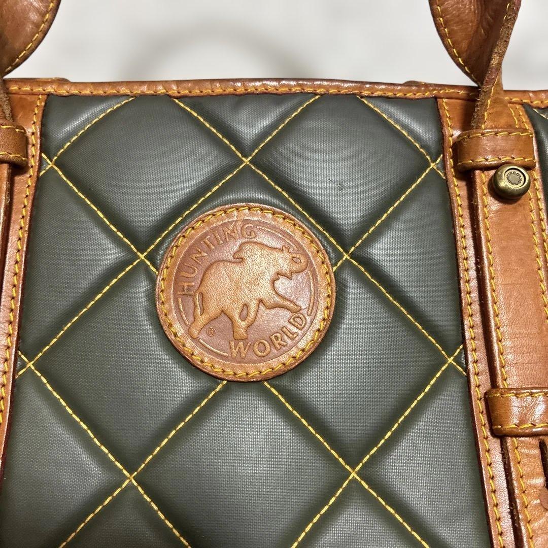 HUNTING WORLD キルティングトートバッグ