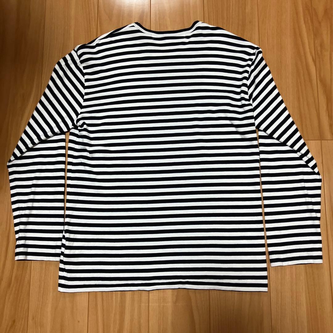 ■美品■XL■PLAY コムデギャルソン■ボーダー 長袖Tシャツ■AD2021■