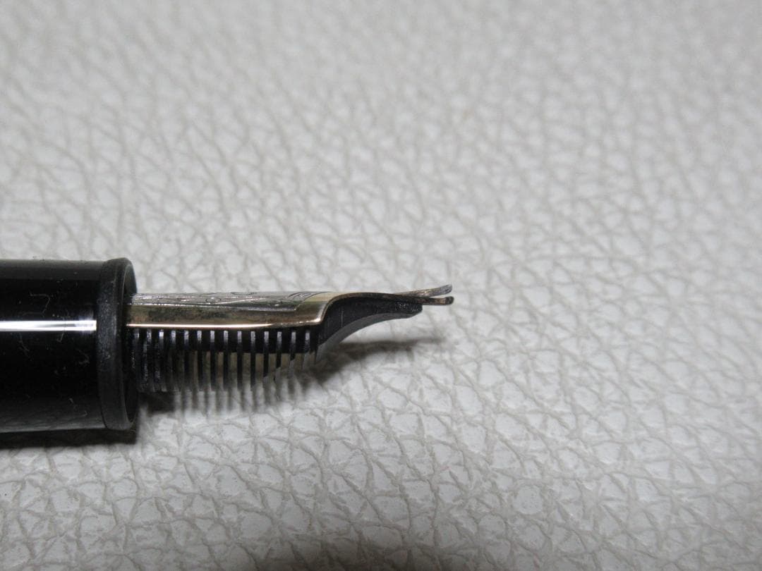 修理必要 1990年代◆モンブラン ル・グラン146 黒 ペン先中白 F 14K