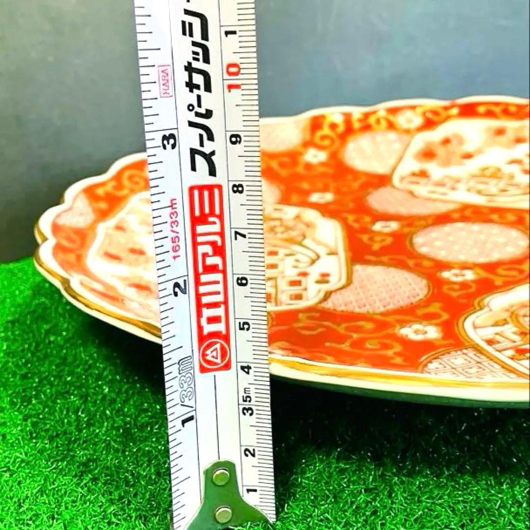 k*n様 【売り切れ御免！】有田焼 秀峰作 古伊万里様式 赤絵金彩 花車文 大皿