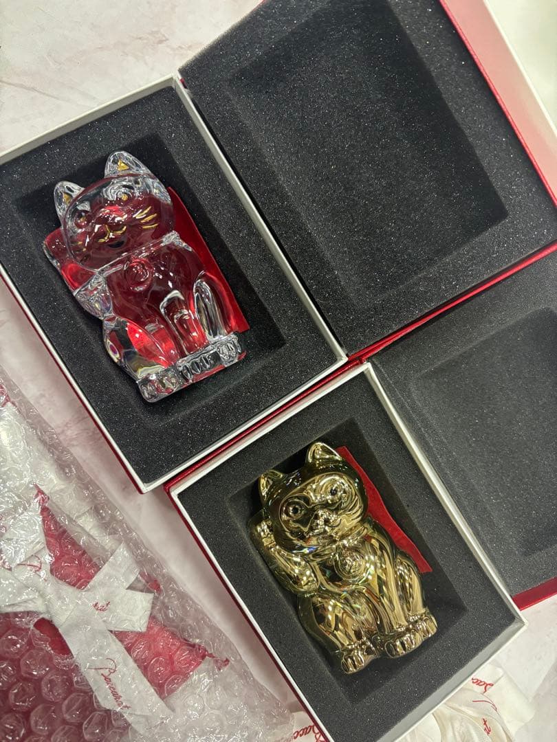 超レア　入手困難　バカラ猫　ゴールド　クリアフルセット