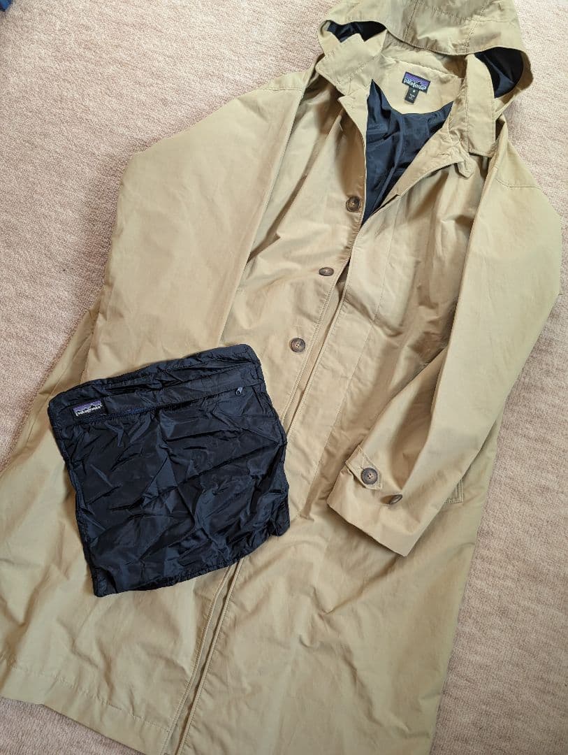 パタゴニア　シティレインコート　90s USA製　希少Sサイズ 美品　保存袋付