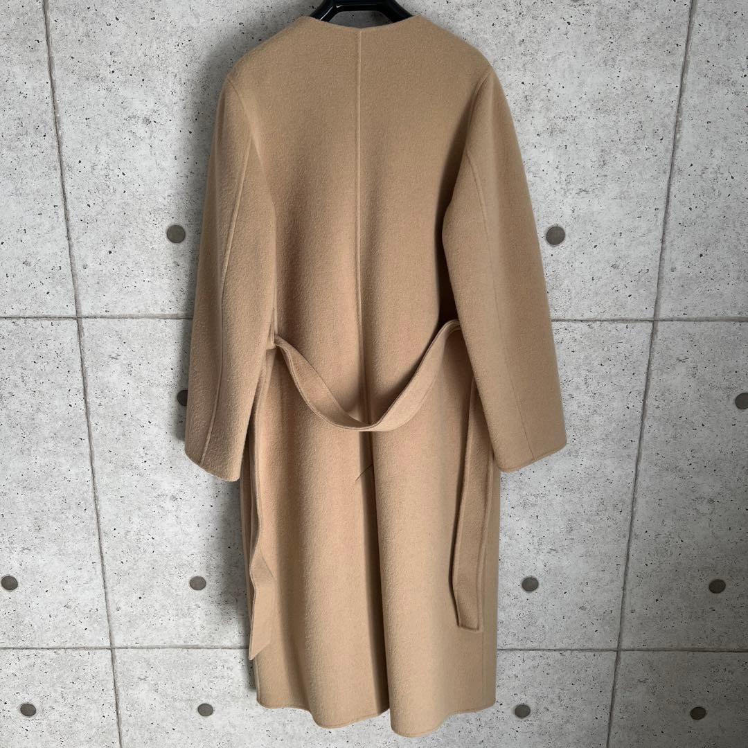 ロンハーマン　ノーカラーコート　ウールコート