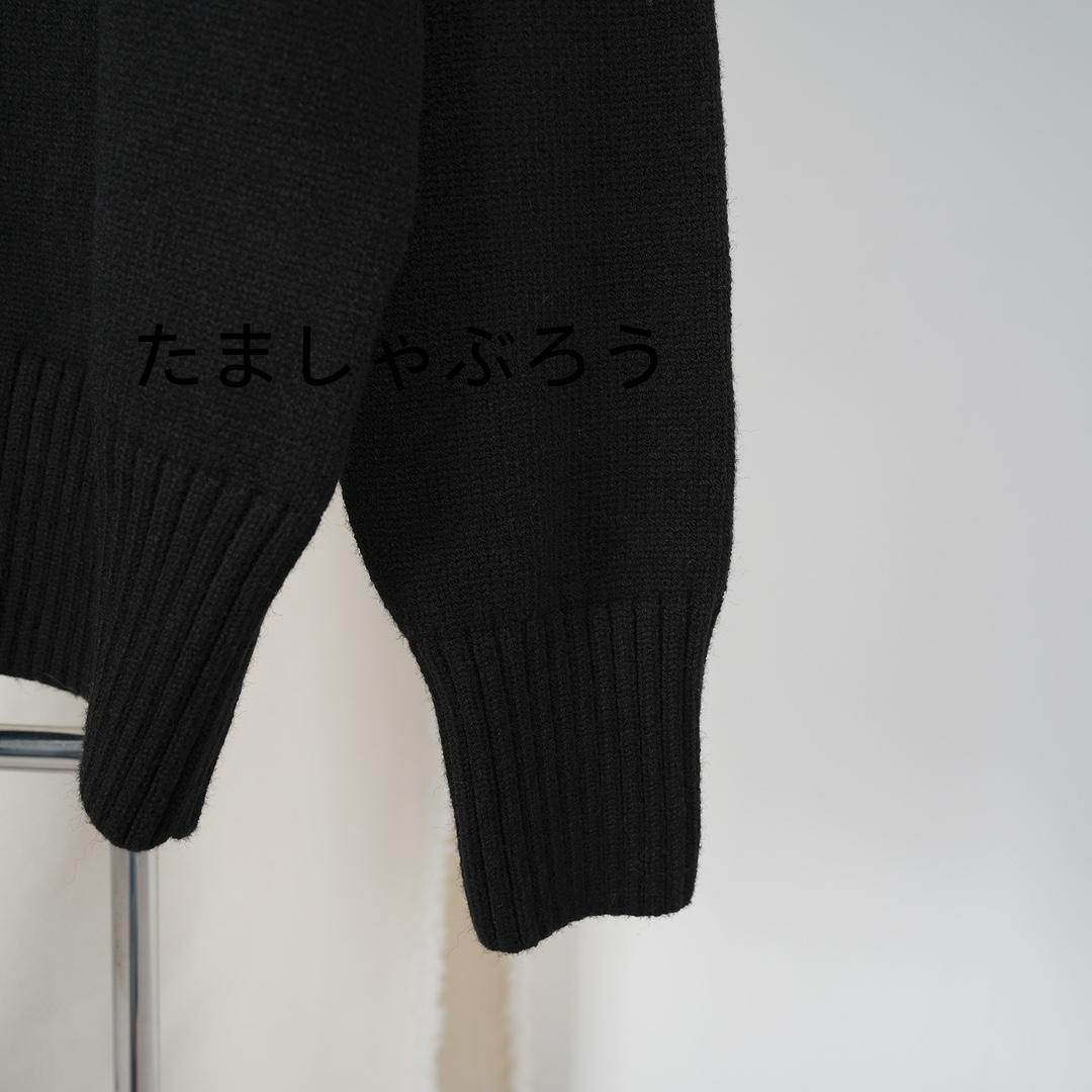 【タグ付き】AMI PARIS ハート刺繍 セーター 男女兼用 秋冬ニット