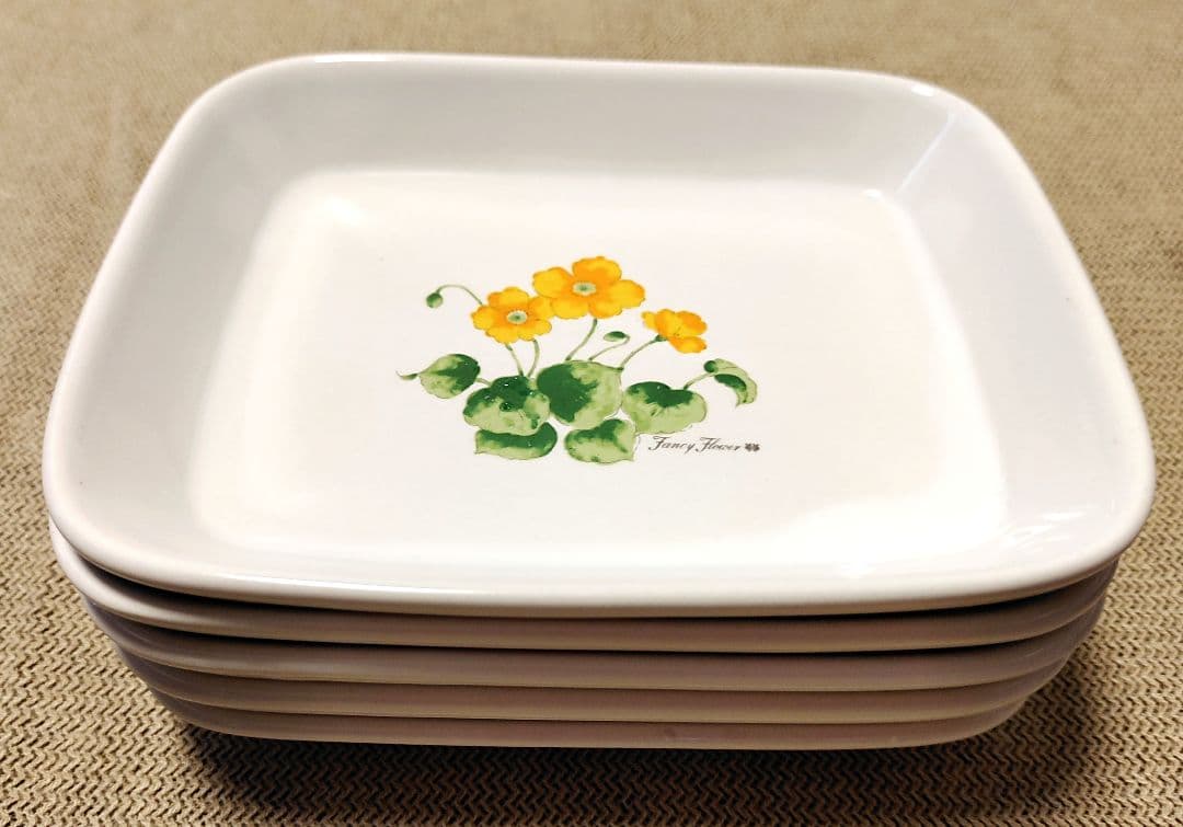 ☆激レア☆UNITED AIRLINES 角皿5枚セット