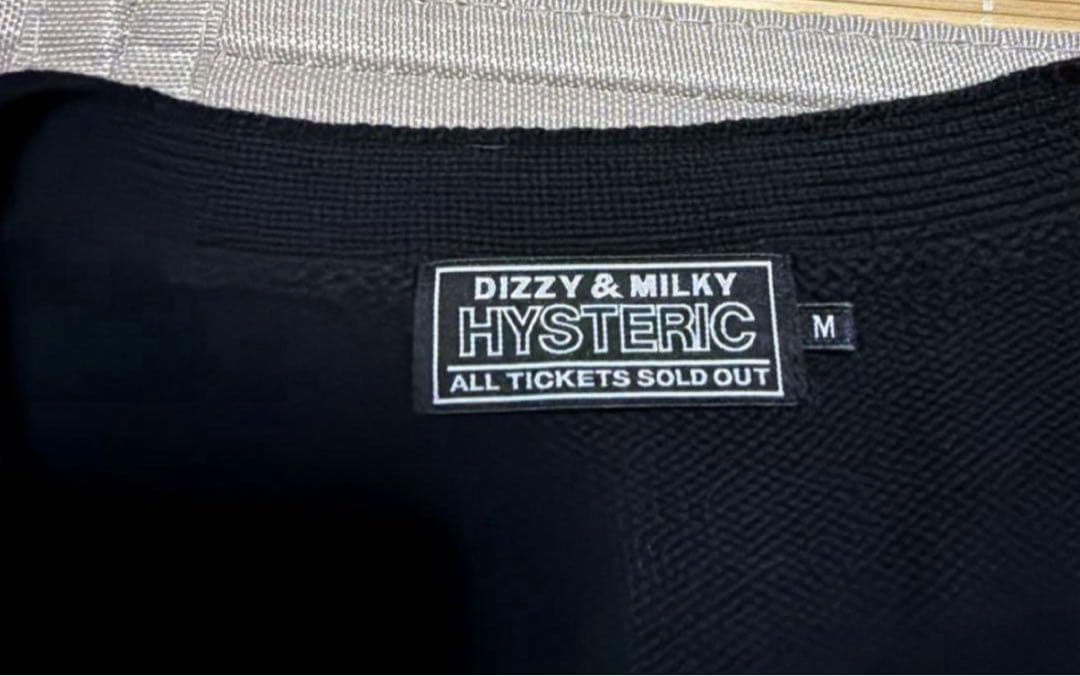 HYSTERIC GLAMOUR STEEL DEVILカーディガン　ニット　M