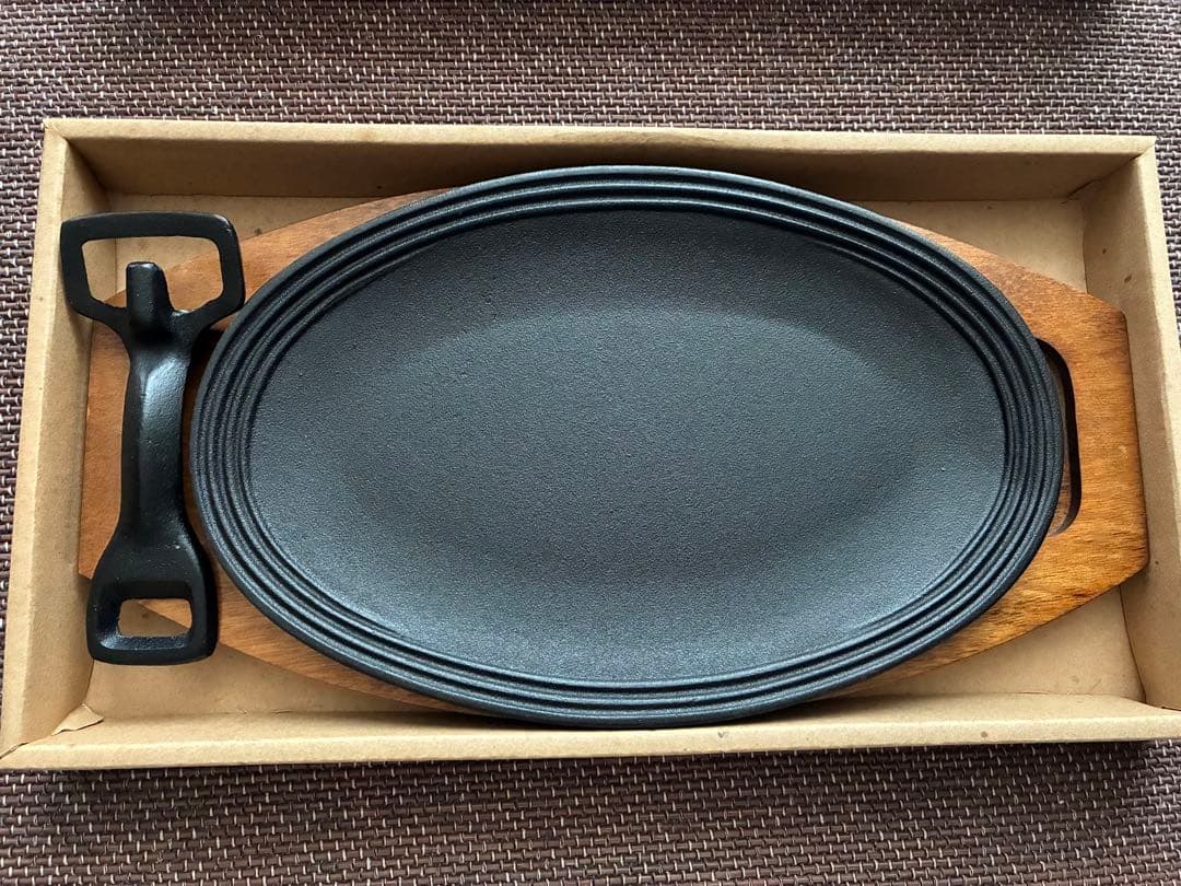 南部鉄器　盛栄堂　ステーキ皿 F-131 鋳鉄製　3皿セット