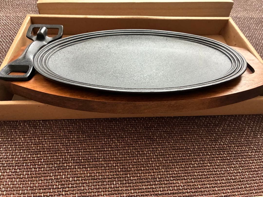 南部鉄器　盛栄堂　ステーキ皿 F-131 鋳鉄製　3皿セット