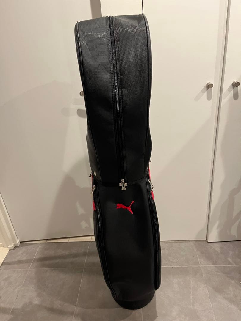 Puma キャディバッグ 黒/赤 練習場のみ使用 室内保管