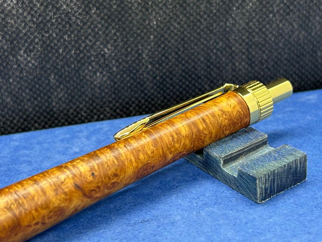 【早い者勝ち】極上花梨瘤　シャープペンシル0.5 木軸ペン　加藤金属