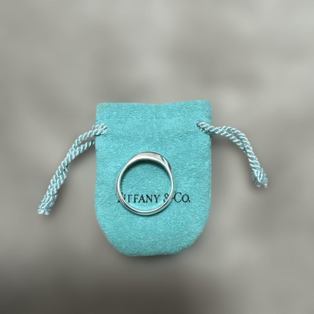 Tiffany & Co. ナイフエッジリング ポーチ付き19号