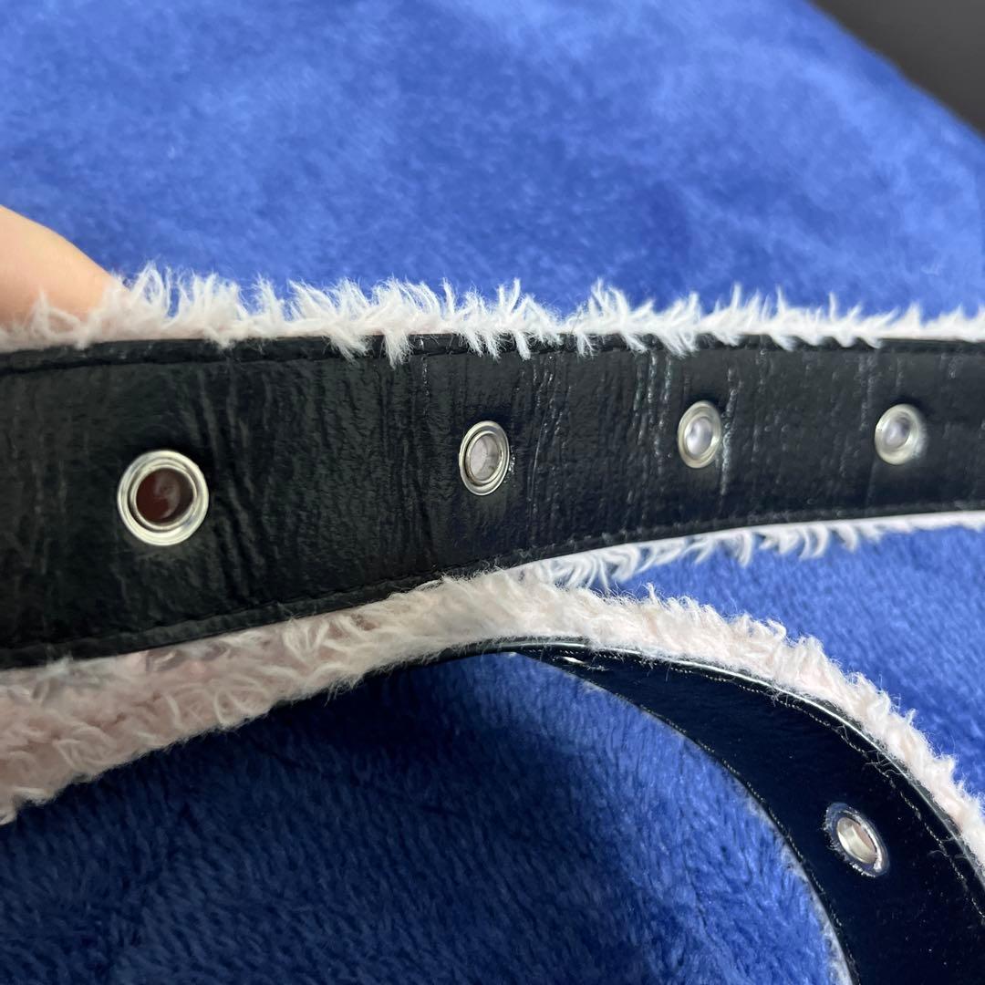 希少カラー 即完売品 AFB ファーベルト ピンク