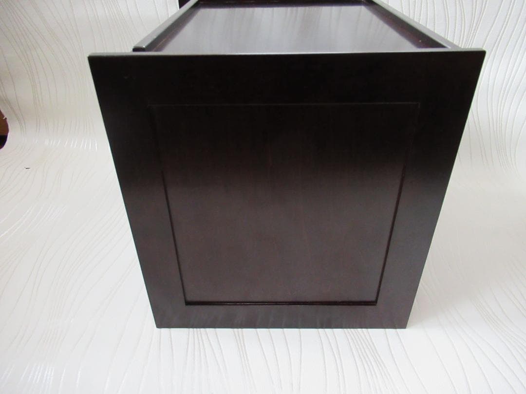 ほぼ未使用木製シェルフ 木工 小物入れ 引き出し トレー 豊岡クラフト 森林楽