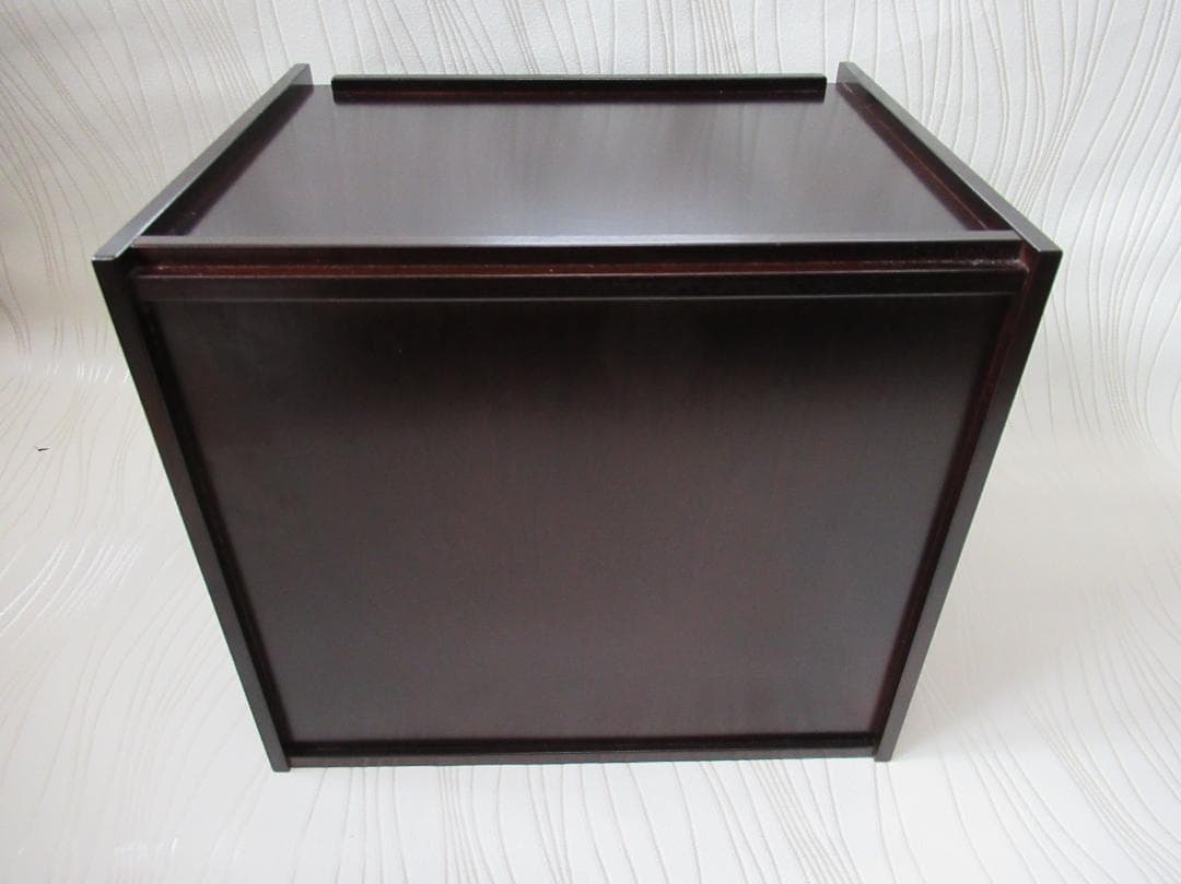 ほぼ未使用木製シェルフ 木工 小物入れ 引き出し トレー 豊岡クラフト 森林楽