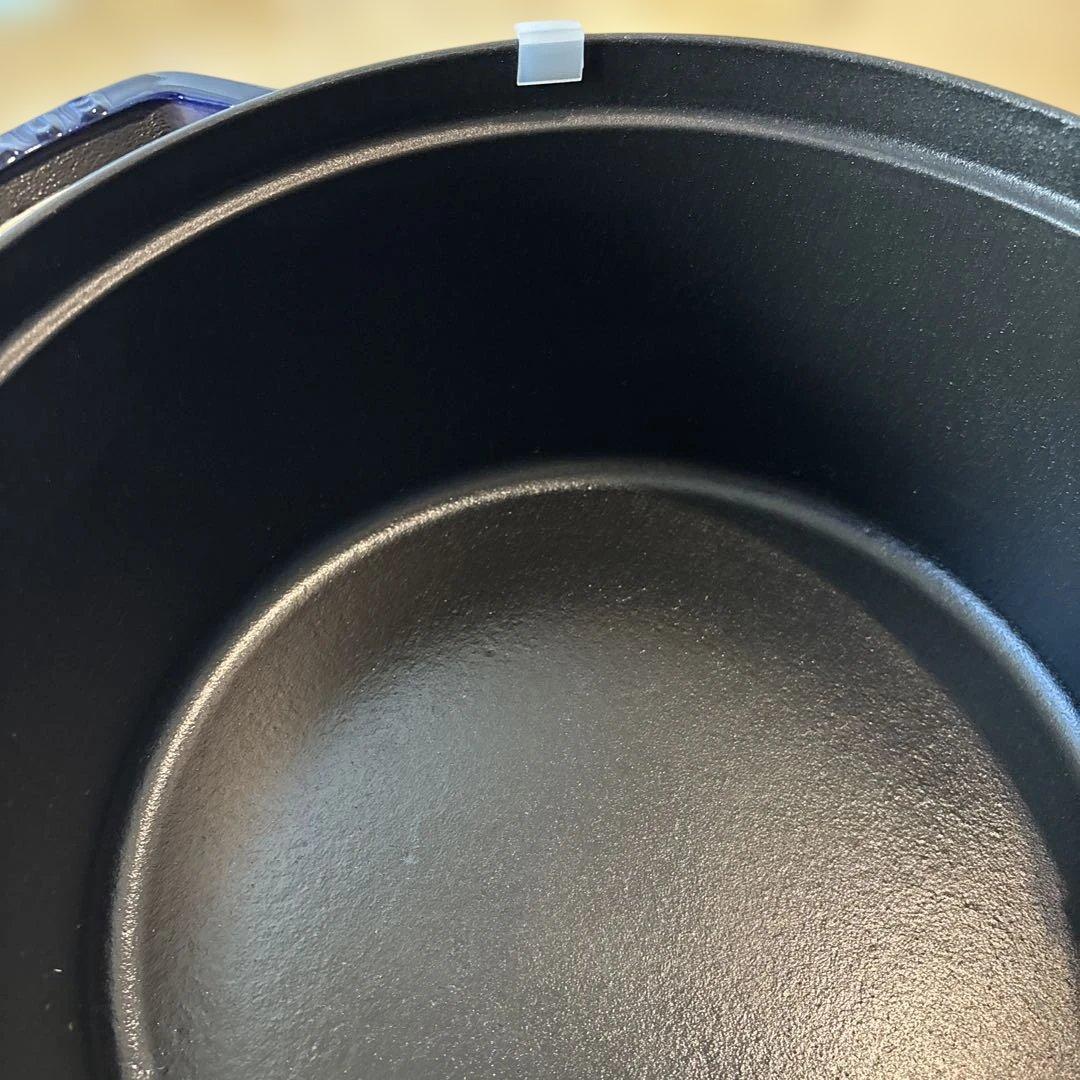 新品 グランブルー ストウブ staub 鍋 ピコ・ココット ラウンド 28cm