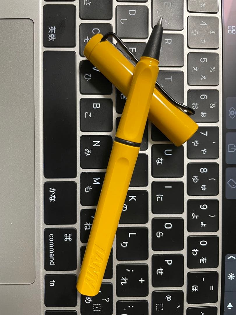 ラミー　サファリ　ローラーボール　旧イエロー　山吹色　LAMY safari