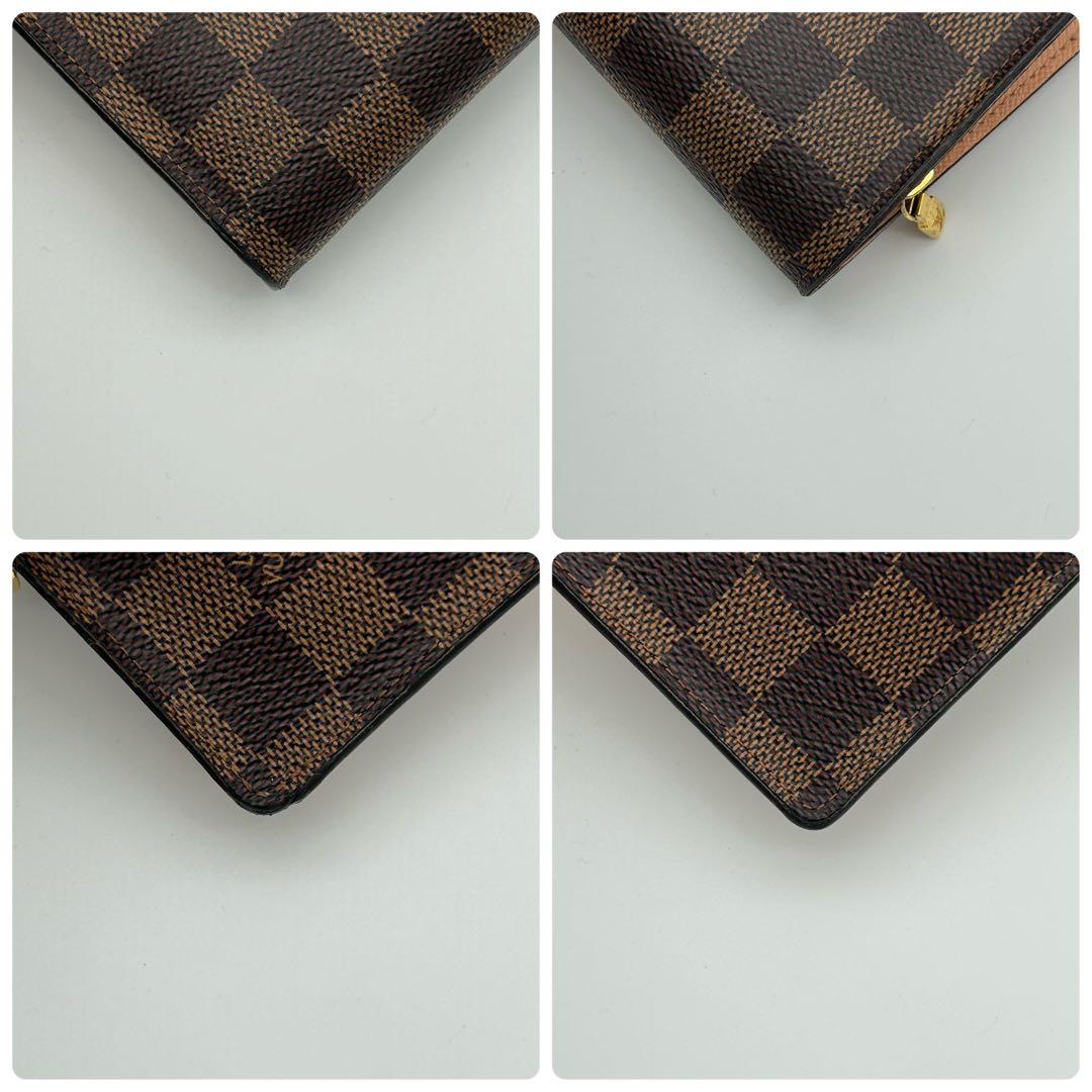 【新型】箱付き ルイヴィトン ダミエ ポルトフォイユ ジュリエット 二つ折り財布