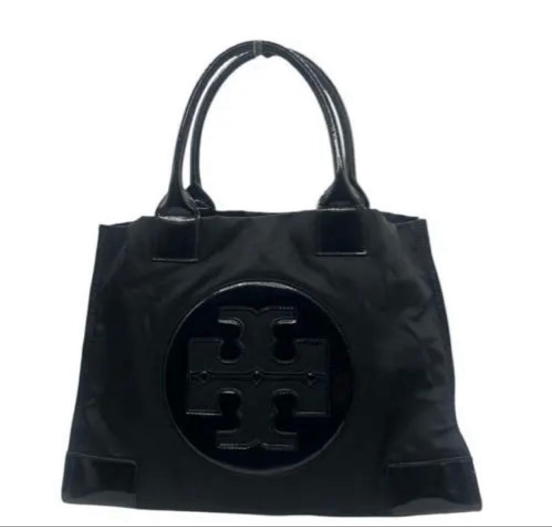 Tory Burch トリーバーチ エラ トート 大容量 ブラック 肩掛け可