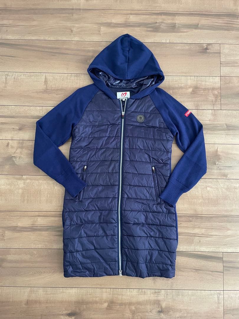 美品★マスターバニー★アウター兼中綿ゴルフワンピ★0