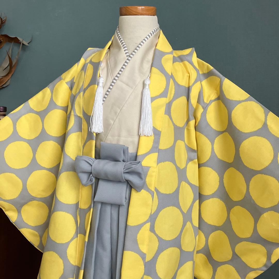 【再販 各サイズ1着】着物と袴　男の子　110-120㎝