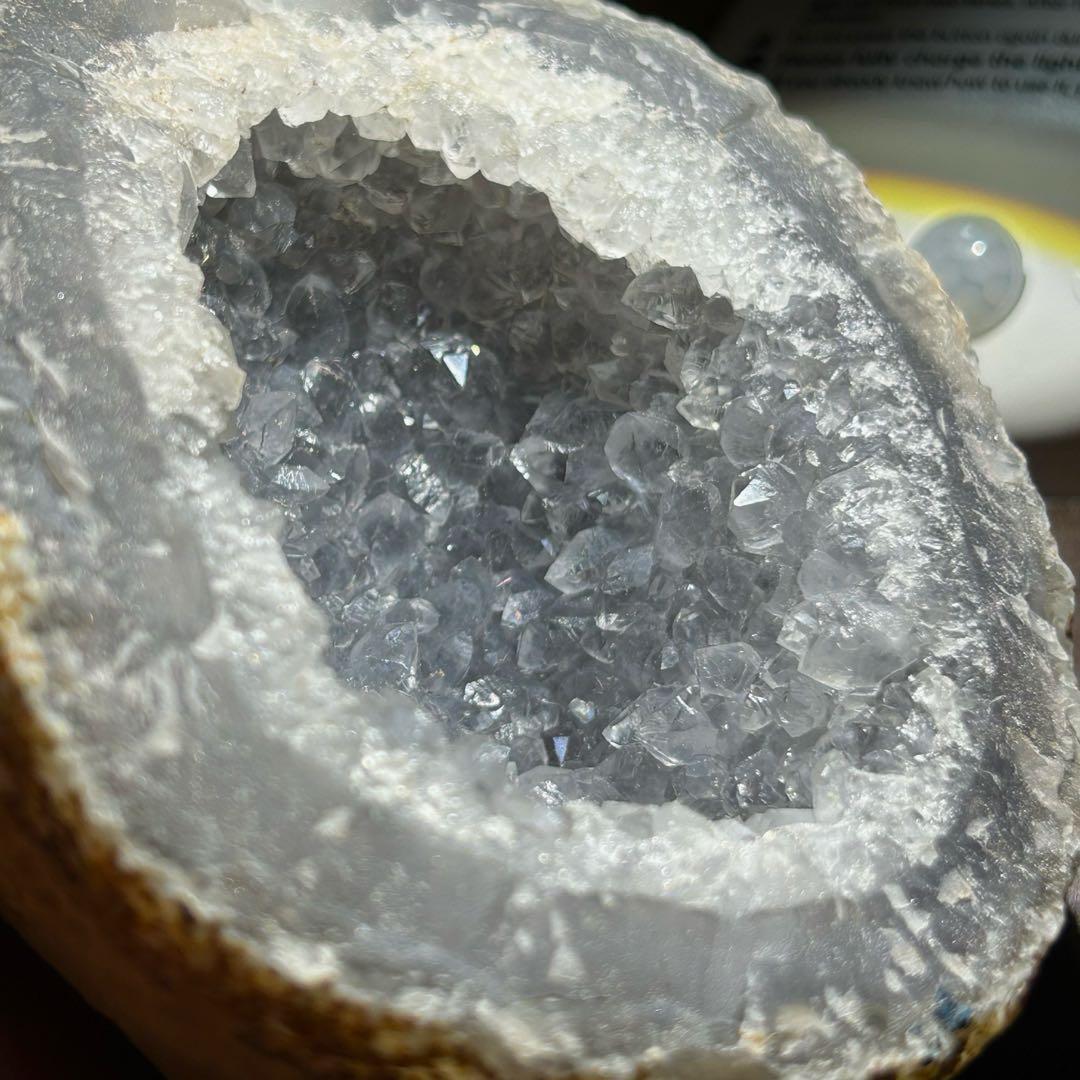 ☆別格高級品！水晶　アゲート　クラスター　原石　ドーム　置物　福運大黒秘宝⑤