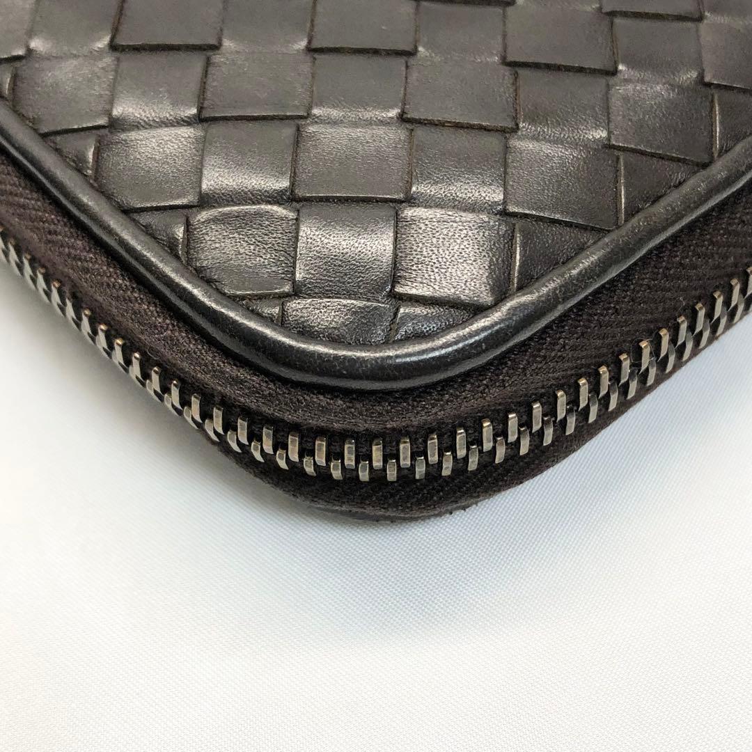 BOTTEGA VENETA ボッテガ　イントレチャート 長財布　ブラウン