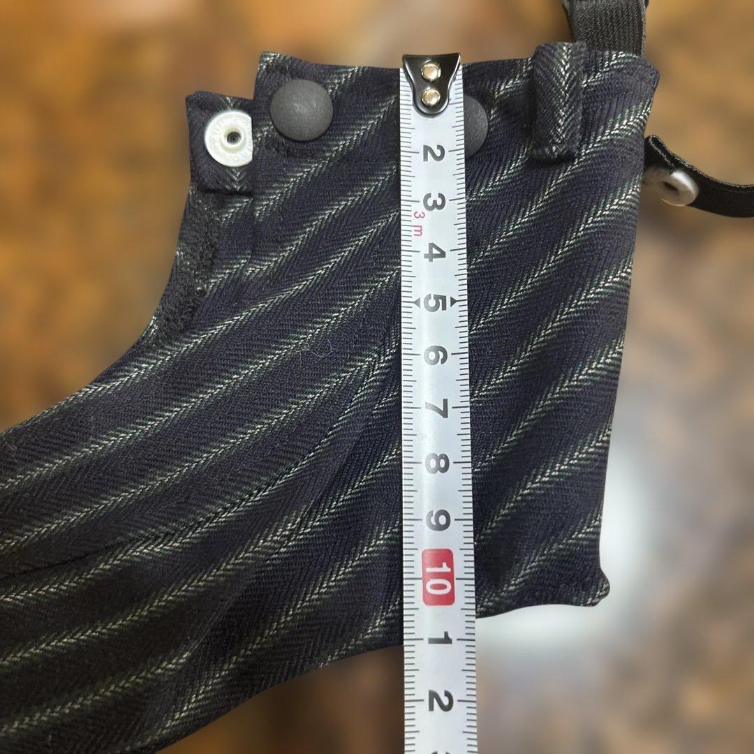 パピリーヒルズ 犬服 Tuxedo set up 黒と白のストライプ