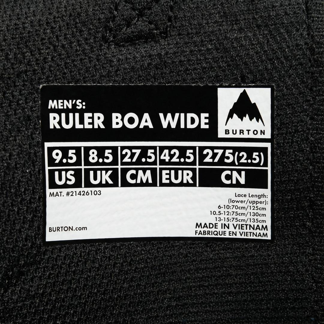 【ORCA 】Burton Ruler BOA Wide
