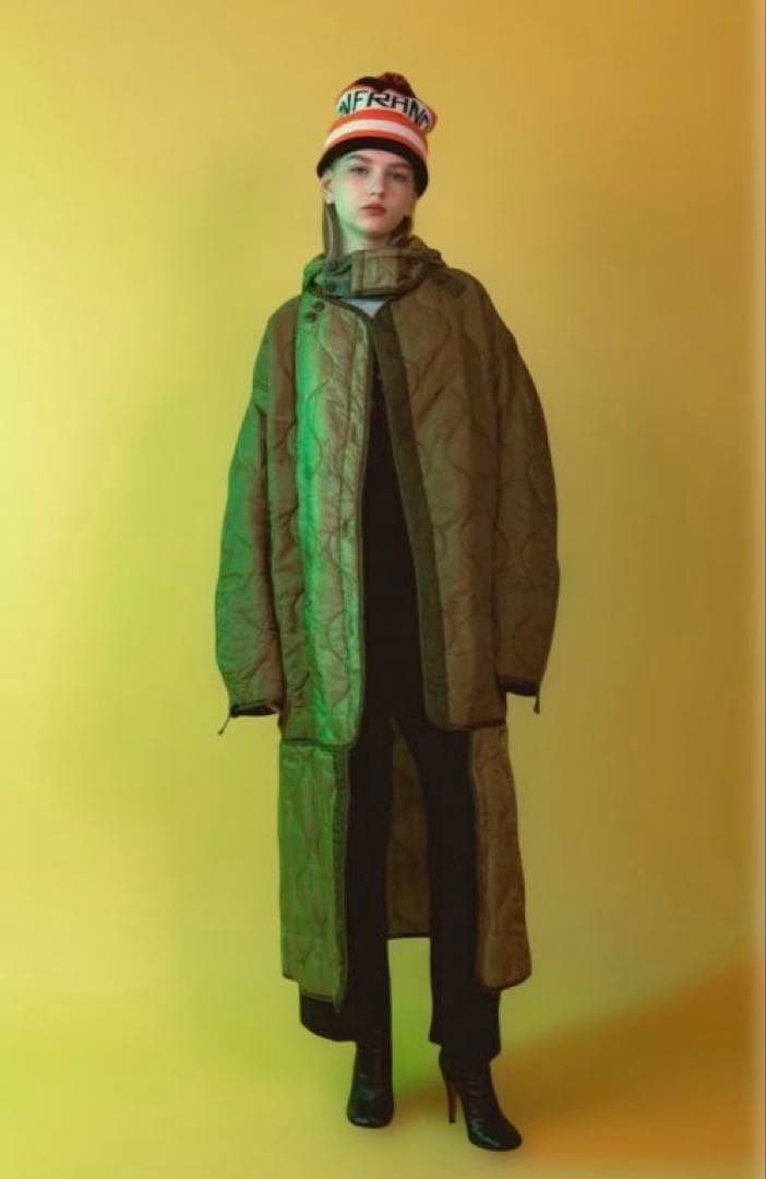 【THETINYSHOPbyMORI】 リメイク軍物ライナー　キルティングコート