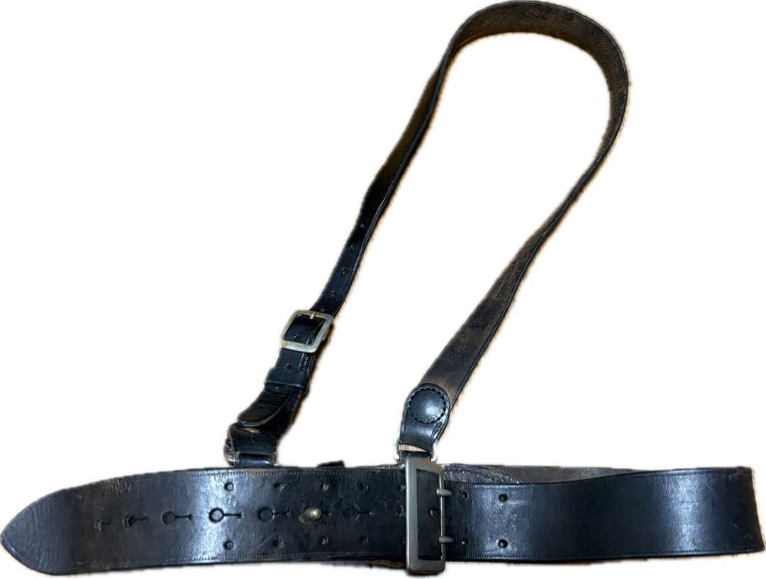 旧型 帯革 50mm幅 昭和 制服 払い下げ