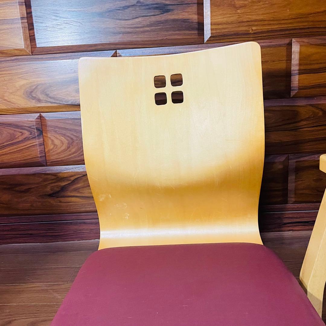 【超希少】マルカツ 高座椅子 肘置き アームチェア 旅館 2脚セット ピンク