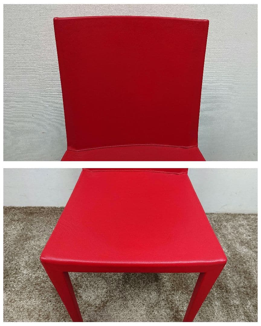 イタリア製 matteograssi マテオグラッシ 本革レザーチェア