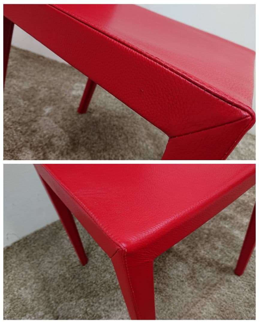 イタリア製 matteograssi マテオグラッシ 本革レザーチェア