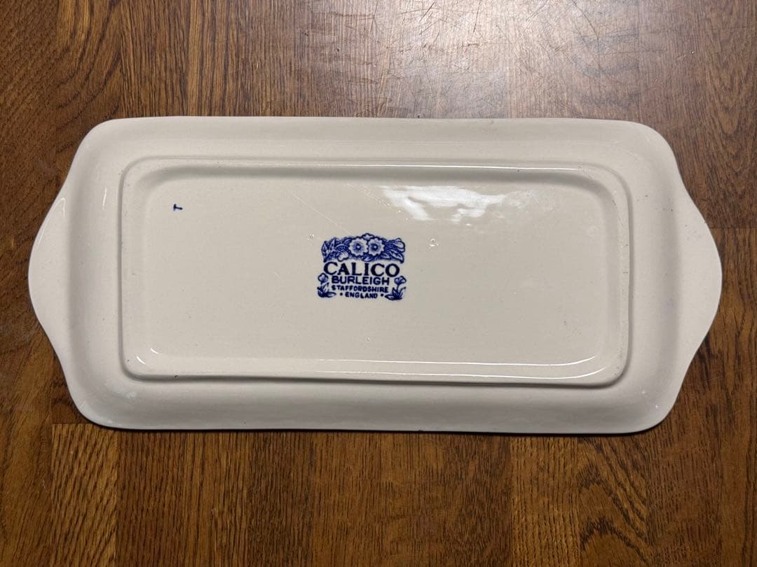 Burleigh ブルーキャリコ　プレート