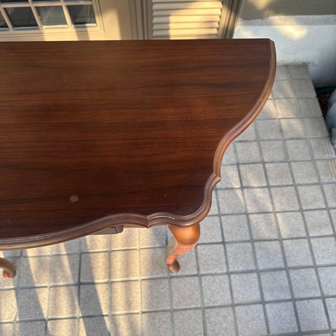 カリモク家具 猫脚 アンティークテーブル