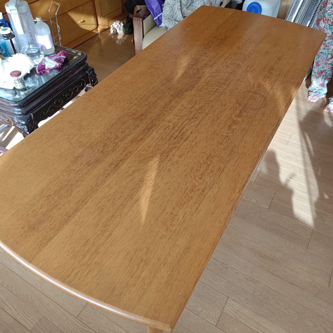 日進木工 オークのダイニングテーブル 180×75cm