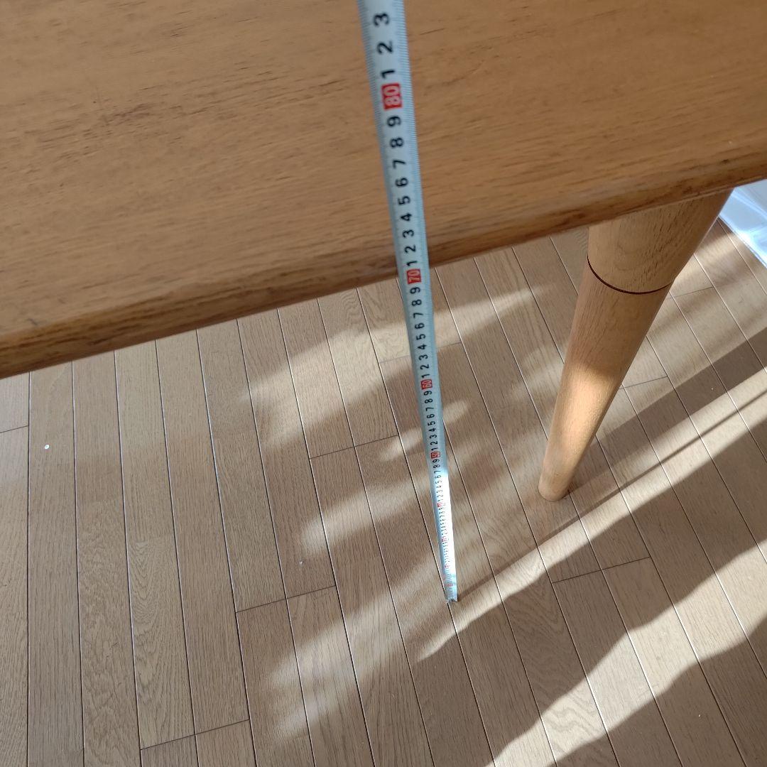 日進木工 オークのダイニングテーブル 180×75cm