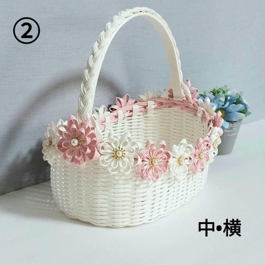 かご バスケット 4点セット エコクラフト プチギフト 結婚式