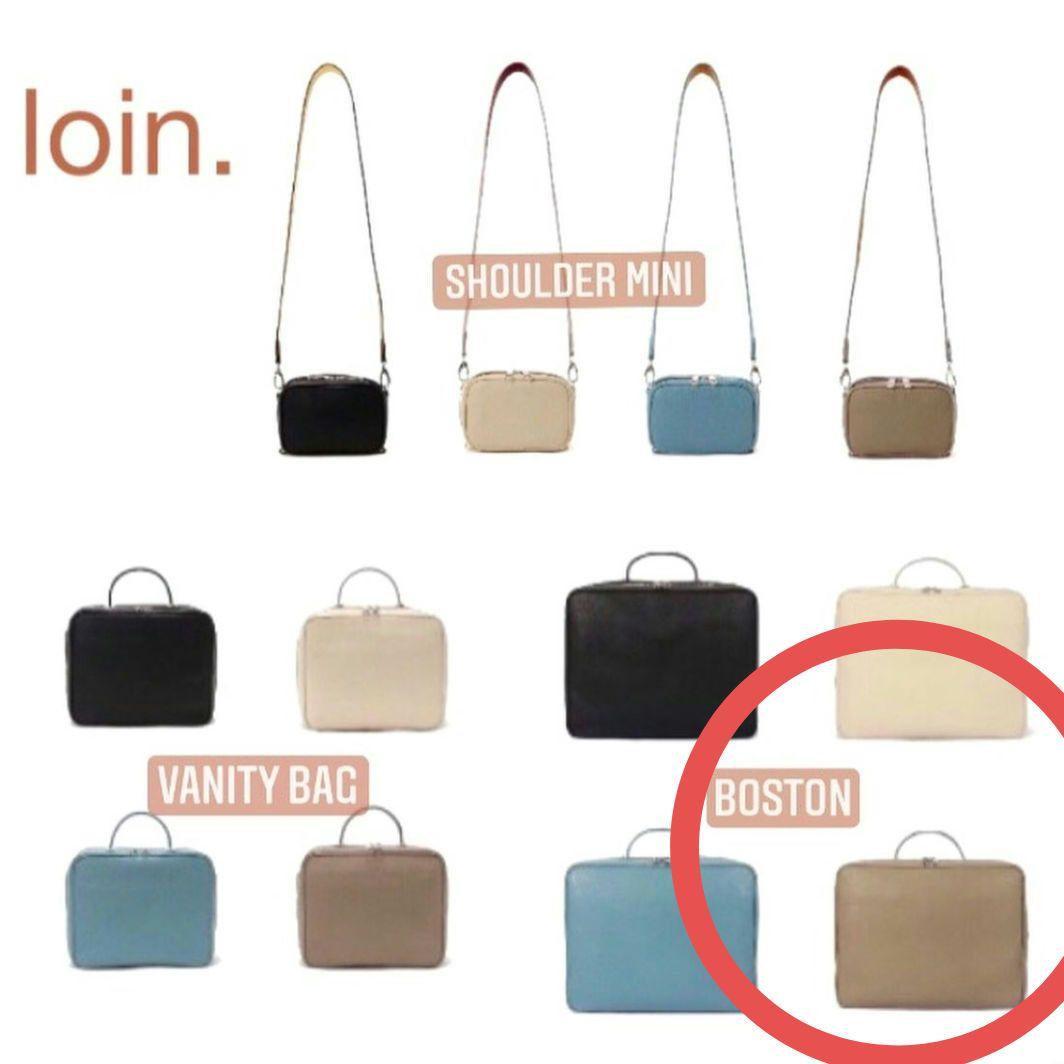 井川　遥　Lサイズ　ボストンバッグ　loin.　ロワン　ベージュ　80,300円