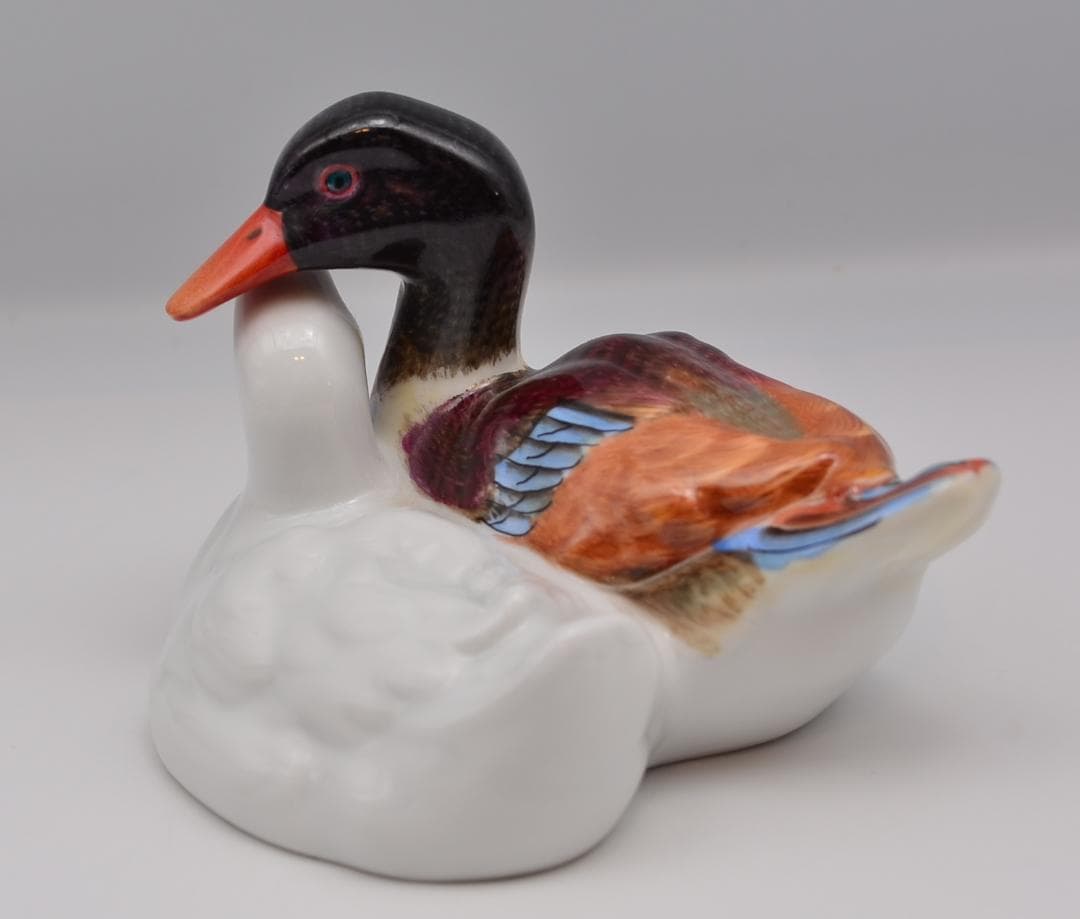 二羽のカモ　Two Ducks　ヘレンド　＃5036　ハンガリー　ご成約済み