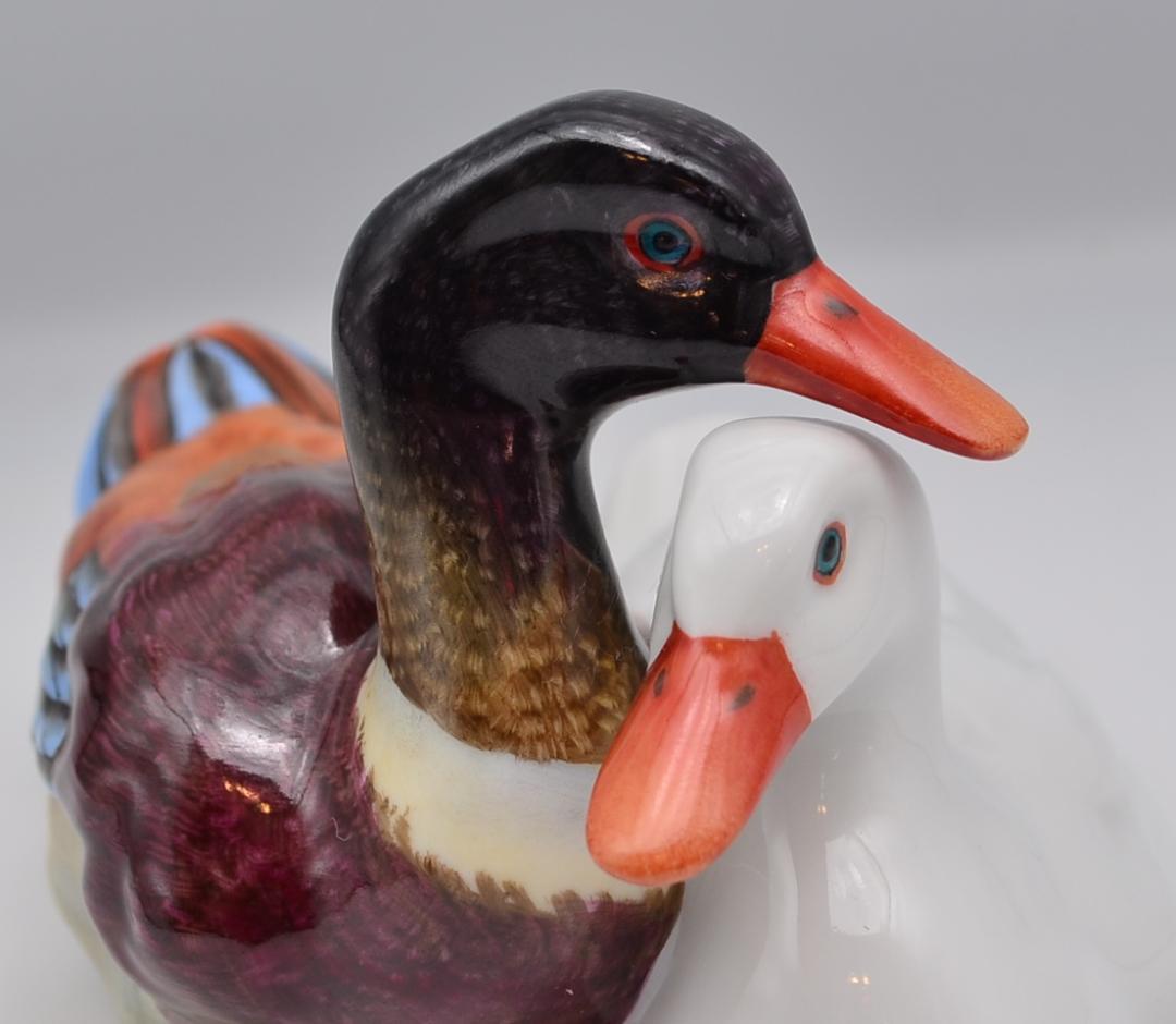 二羽のカモ　Two Ducks　ヘレンド　＃5036　ハンガリー　ご成約済み