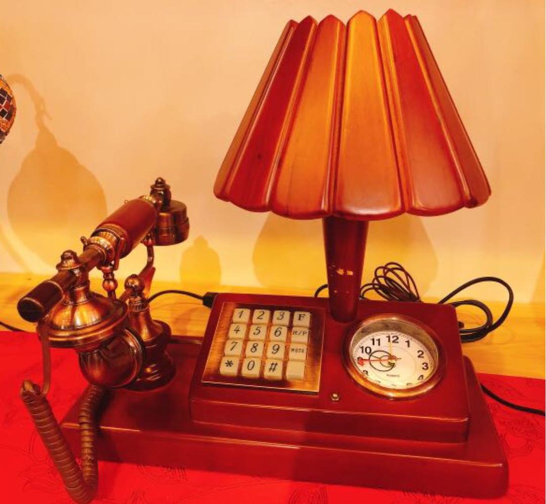 テレフォンランプ アンティークランプ 固定電話