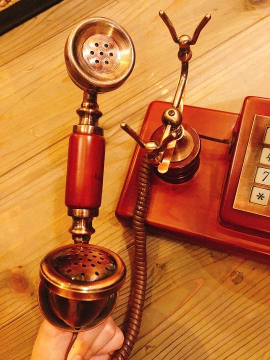 テレフォンランプ アンティークランプ 固定電話