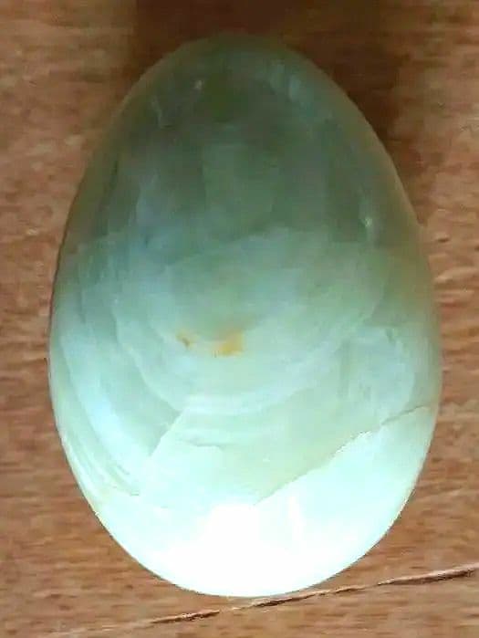 縞瑪瑙 卵石 緑 striped agate