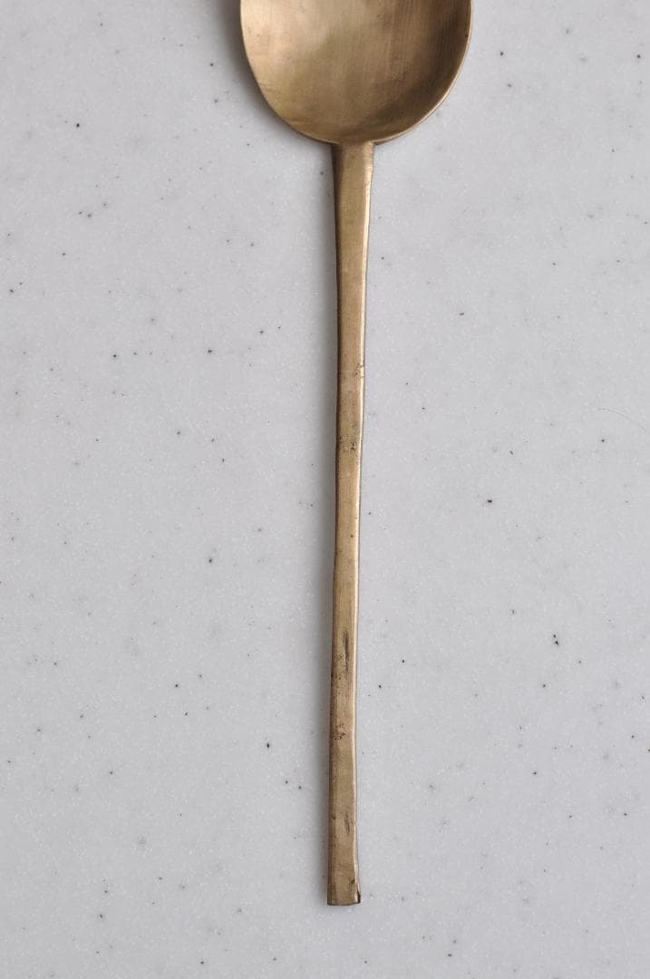 ZWIESELLさまご売約　韓国　真鍮製スッカラ　李朝　骨董　アンティーク　②